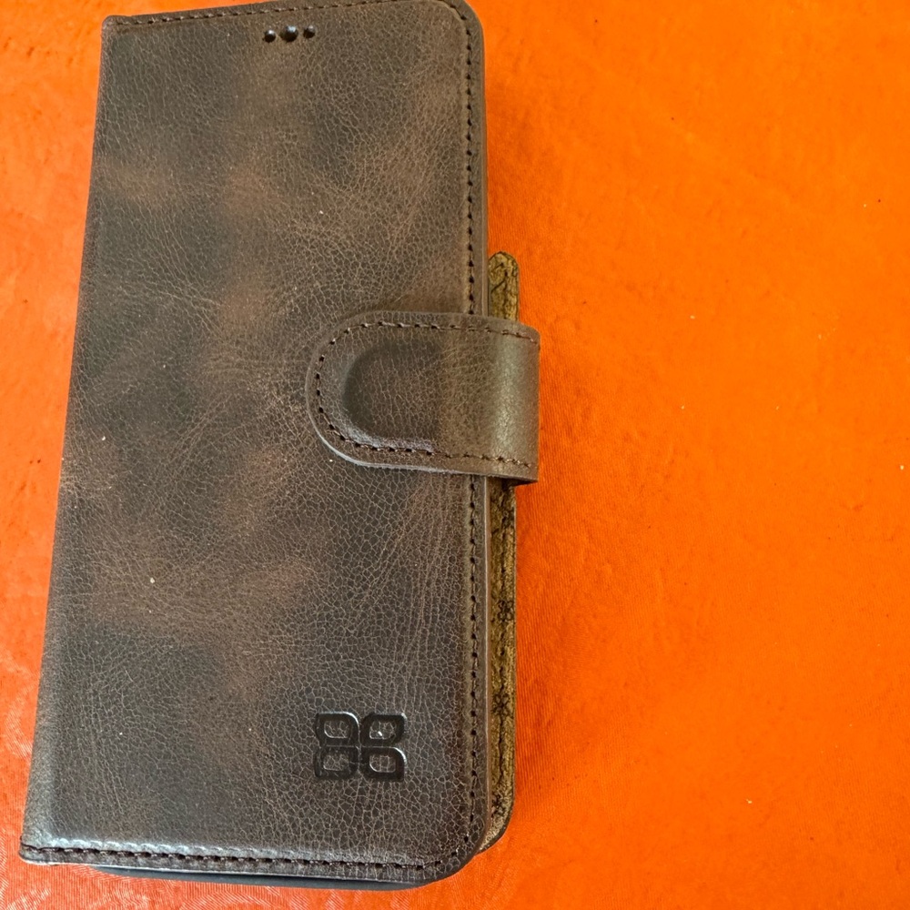 Brown Leather Phone Case